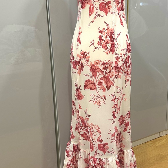Reformation Fallon Floral Pink Maxi Dress - Picture 7 of 15
